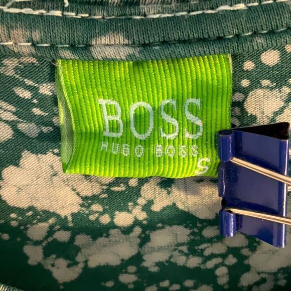 Hugo Boss Batik Reworked Maxi Dress, Size Small. Shades of Green - Picture 14 of 14